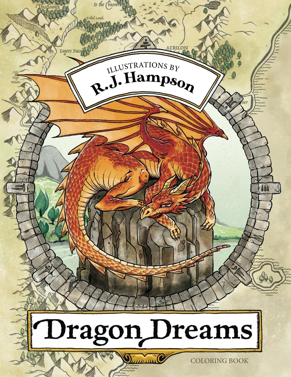 Dragon Dreams Coloring Book (R.J. Hampson Coloring Books): Hampson, R.J ...