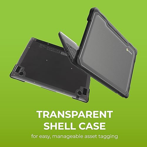 Miniatura 4 de Gumdrop SlimTech - Funda para laptop compatible con Lenovo 100e  100 W Gen 4 (Clamshell), resistente a prueba de caídas, a prueba de golpes, ligera,