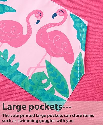 Miniatura 5 de MissShorthair Towel Poncho for Kids, Hooded Beach Towel for Girl&Boy, Surf Poncho Swim Changing Robe Microfiber Bath Towel