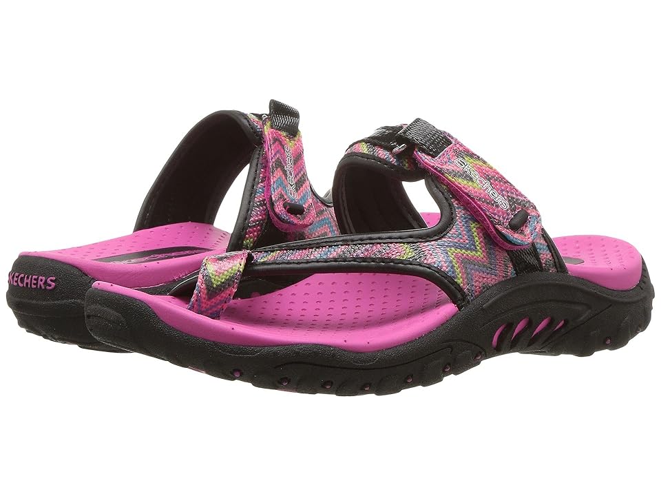 

SKECHERS KIDS Reggae - Summers 86777L (Little Kid/Big Kid) (Black/Multi) Girl's Shoes