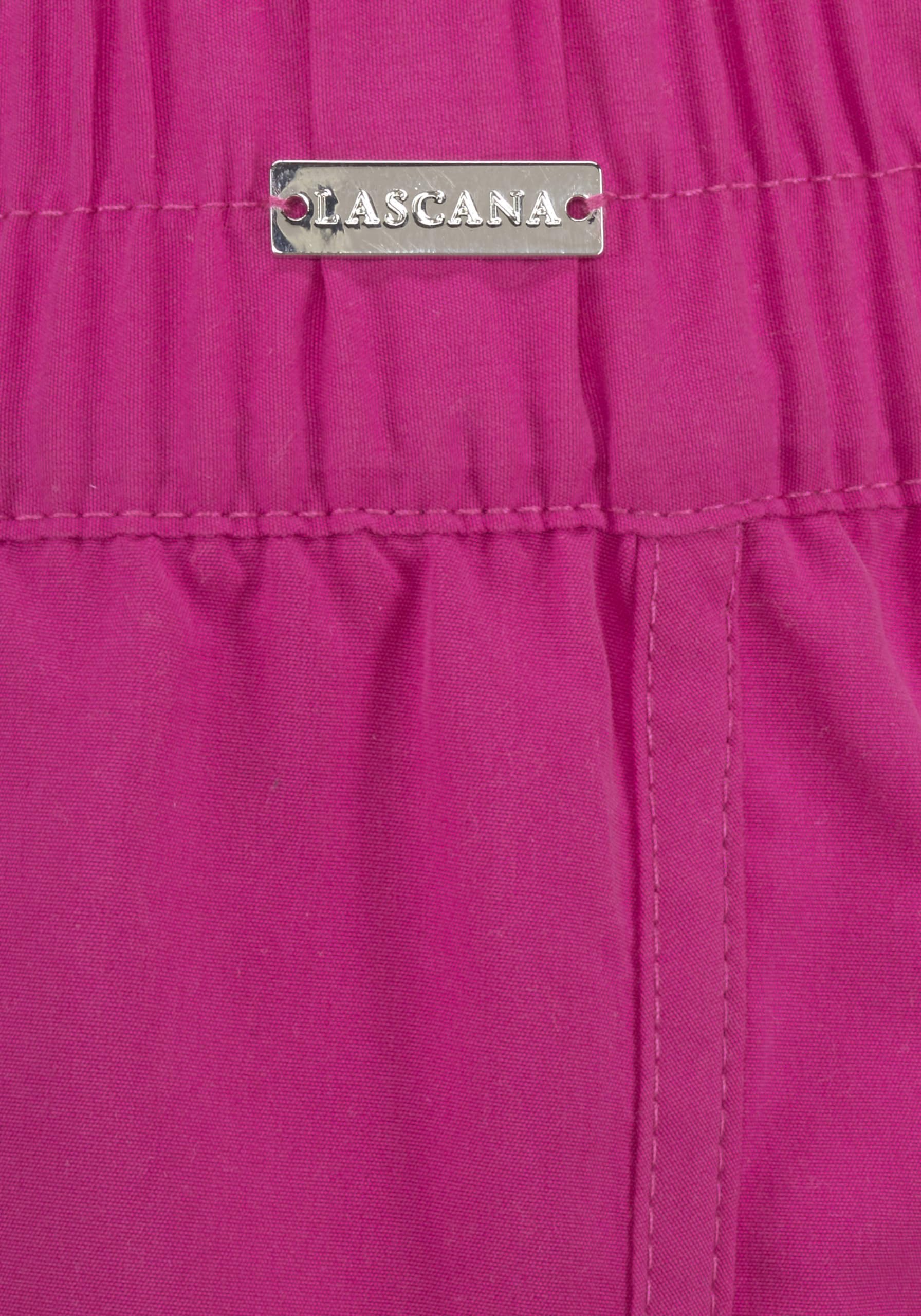 Lascana Damen Badeshorts Elastisch, Gesäßtasche, Microfaser