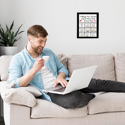 Miniatura 3 de 9 Things To Say To Kids - Motivational Wall Art, Encouraging Modern Wall Decor Sign Is The Ultimate Home Wall Decor For Living Room, & School Wall