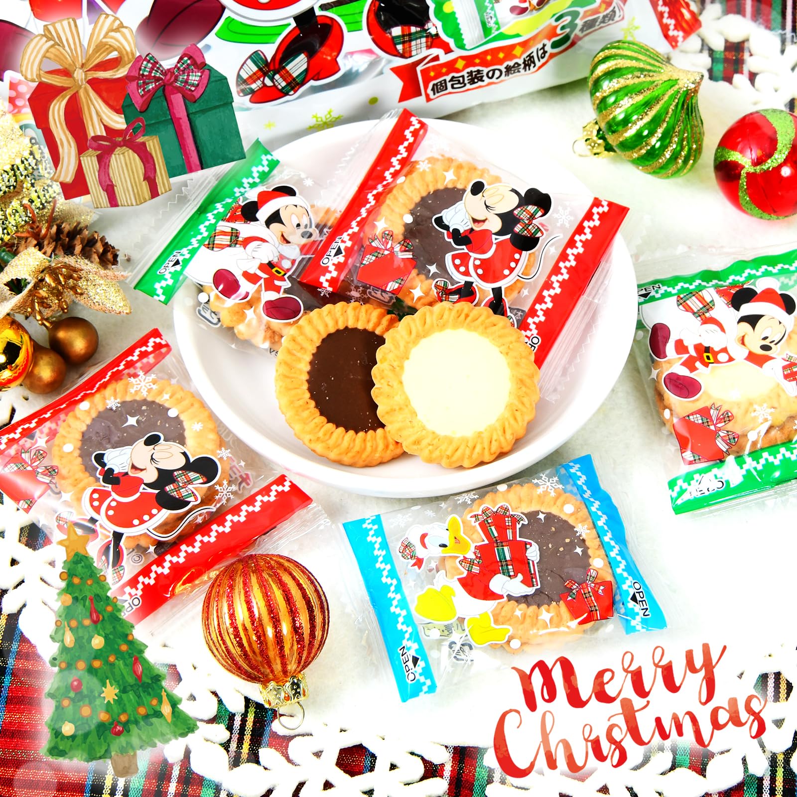 Amazon.co.jp: 【 約168個装 セット 】クリスマス お菓子 ディズニー