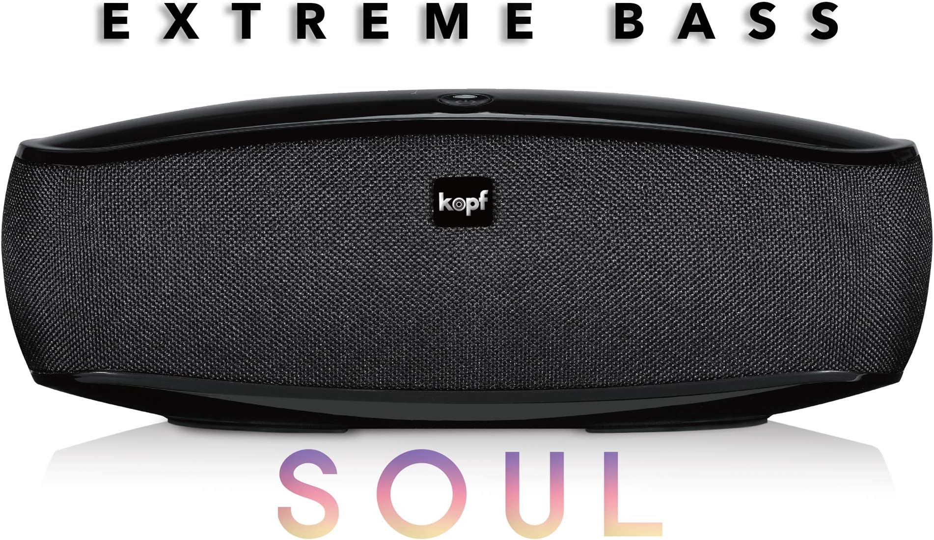 kopfaudio Soul Bluetooth Portable Wireless 16W Dual Speaker with Deep Bass,Mic,AUX,FM Radio, SD Card, USB Playback and NFC Easy Pair