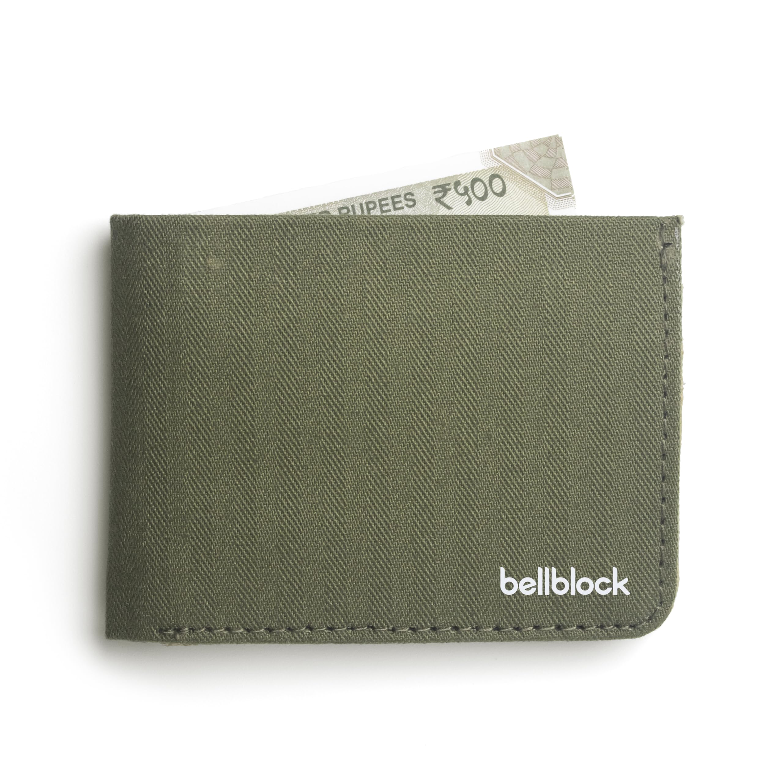 Bellblock Canvas Wallet for Men | with Sim, Mobile Pin & Hidden Extra 