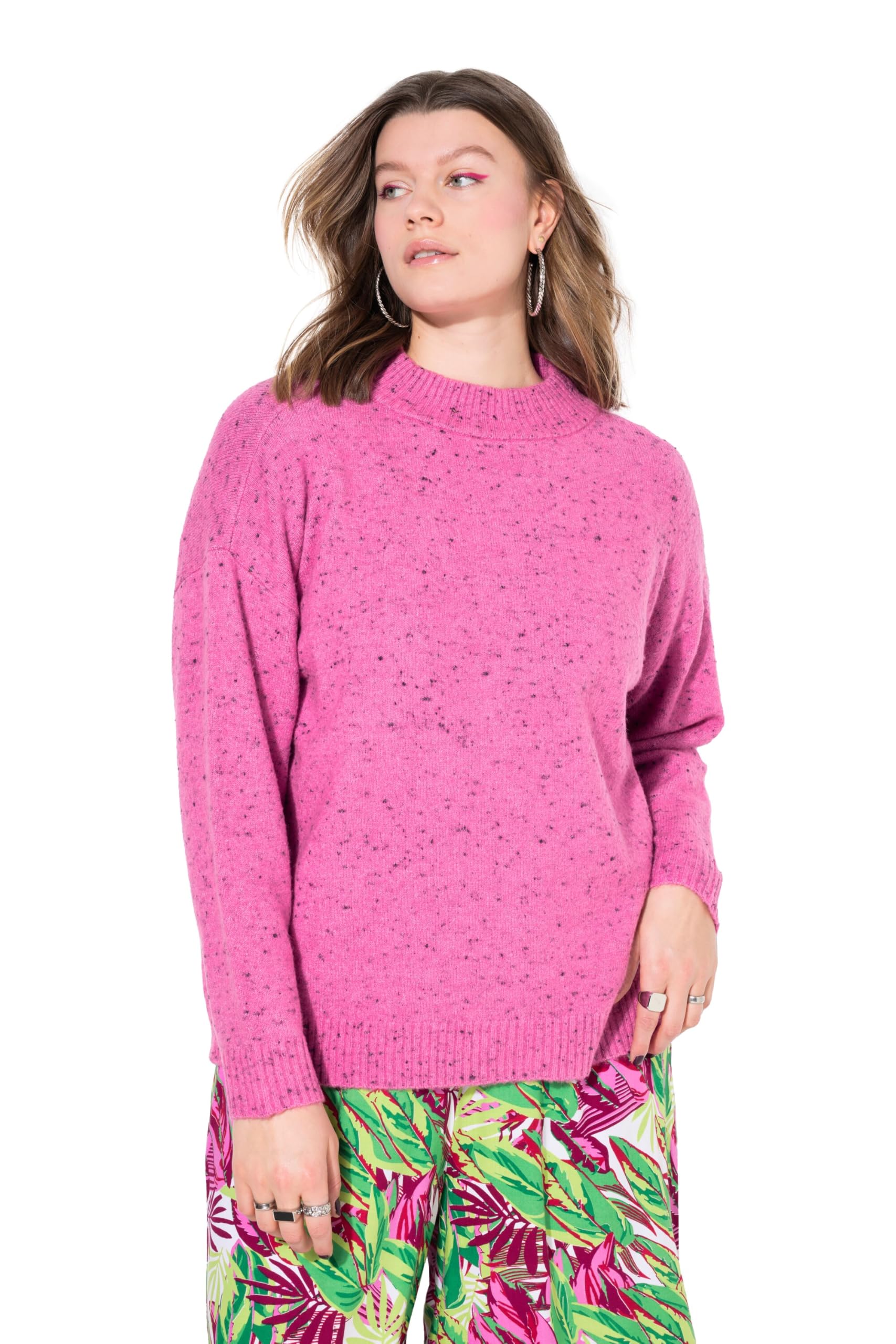 Studio Untold Damen große Größen Übergrößen Plus Size Pullover, Oversized, Melangestrick 838663
