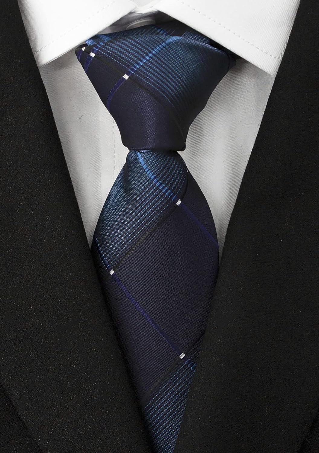 Adulove Men's Necktie Classic Silk Tie Woven Jacquard Neck Ties 6 PCS - Image 8