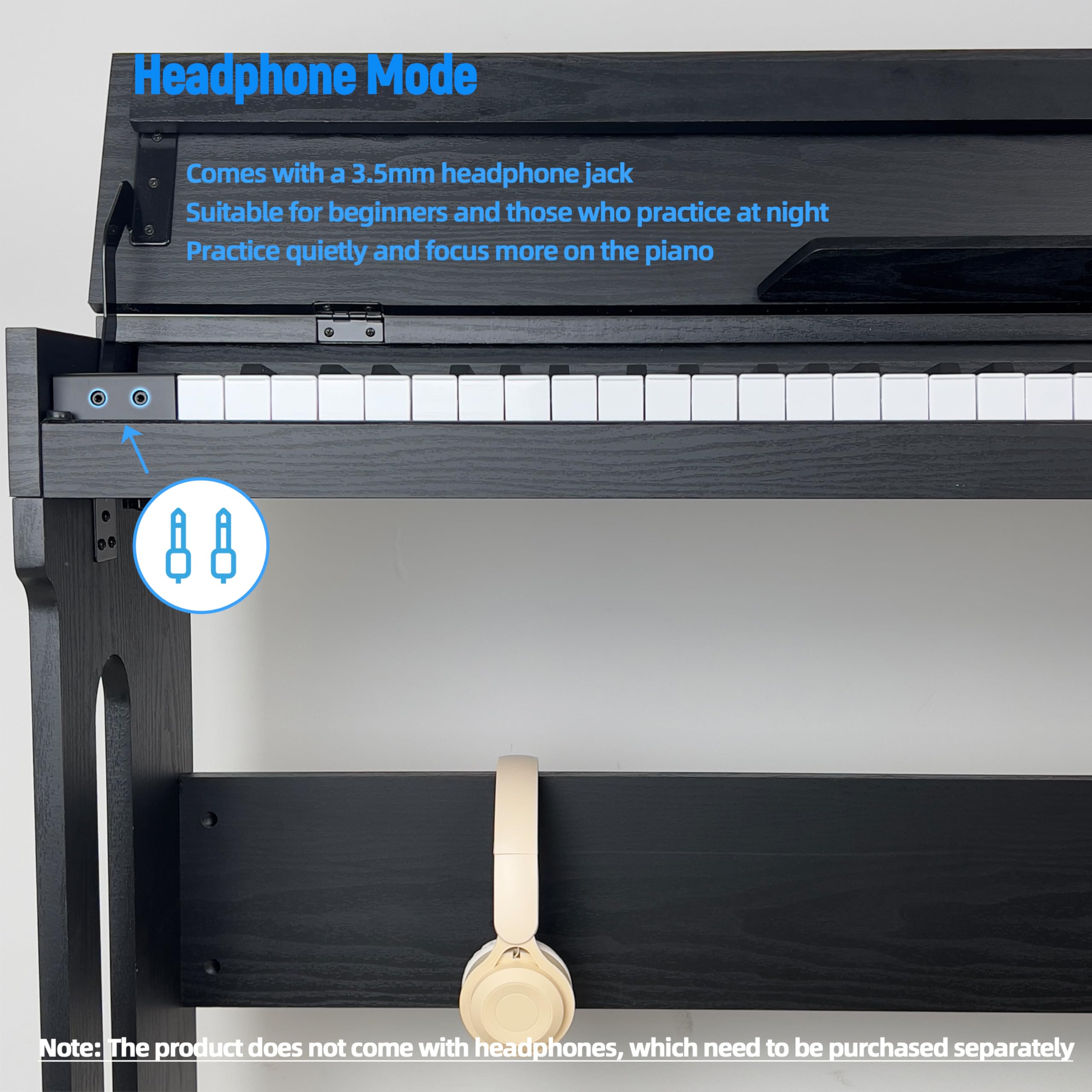 Amazon.com: Sheirin Digital Piano 88 Key Semi-Weighted with Stand