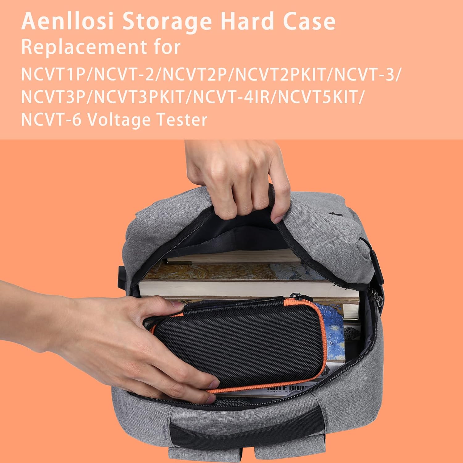 Aenllosi Hard Carrying Case Compatible with Klein Tools NCVT1P/NCVT-2/NCVT2P/NCVT-3/VT3P/NCVT-4IR/NCVT-5A/NCVT6 Non Contact Voltage Tester
