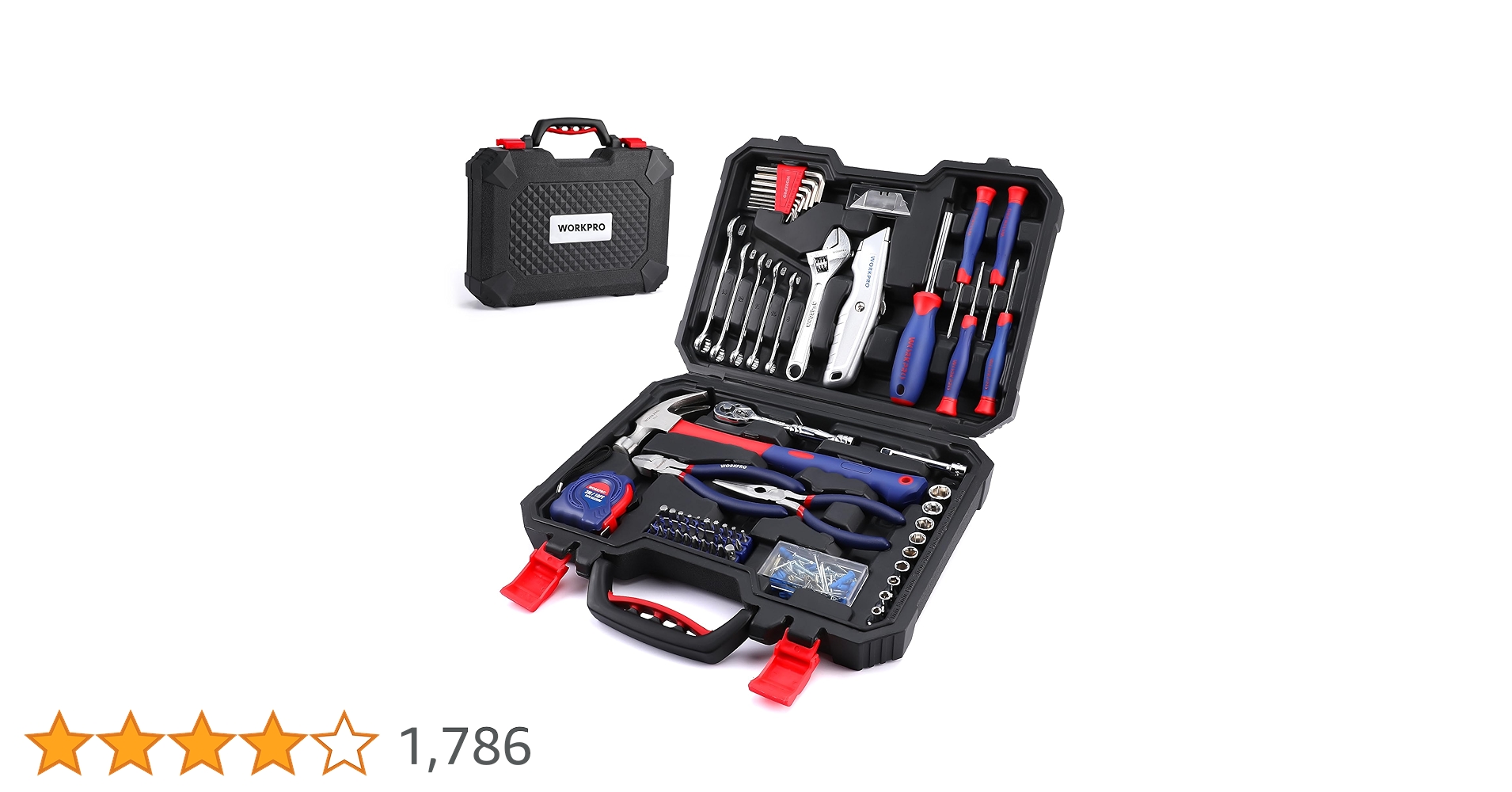 Amazon | WORKPRO 160点 ホームツールセット 工具セット 家庭用