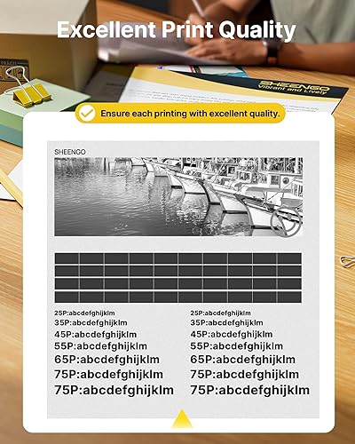 Miniatura 6 de SHEENGO Cartucho de tinta de repuesto 245XL para Canon 245XL tinta negra PG-245XL 245 XL PG-243 243XL para Pixma TR4520 TR4527 MX492 MX490 MG2522