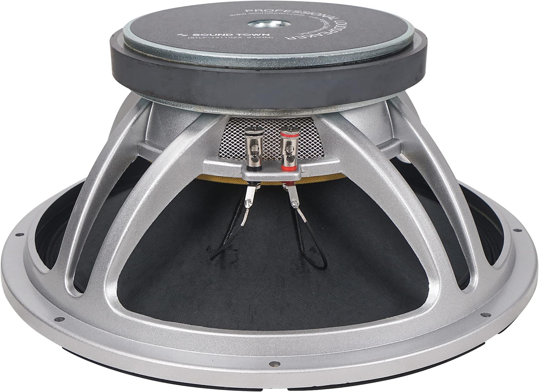Sound Town 15" 500W Cast Aluminum Frame Woofer (Low Frequency Driver), Replacement Woofer for PA/DJ Subwoofer Cabinets (STLF-15110ZA), Black