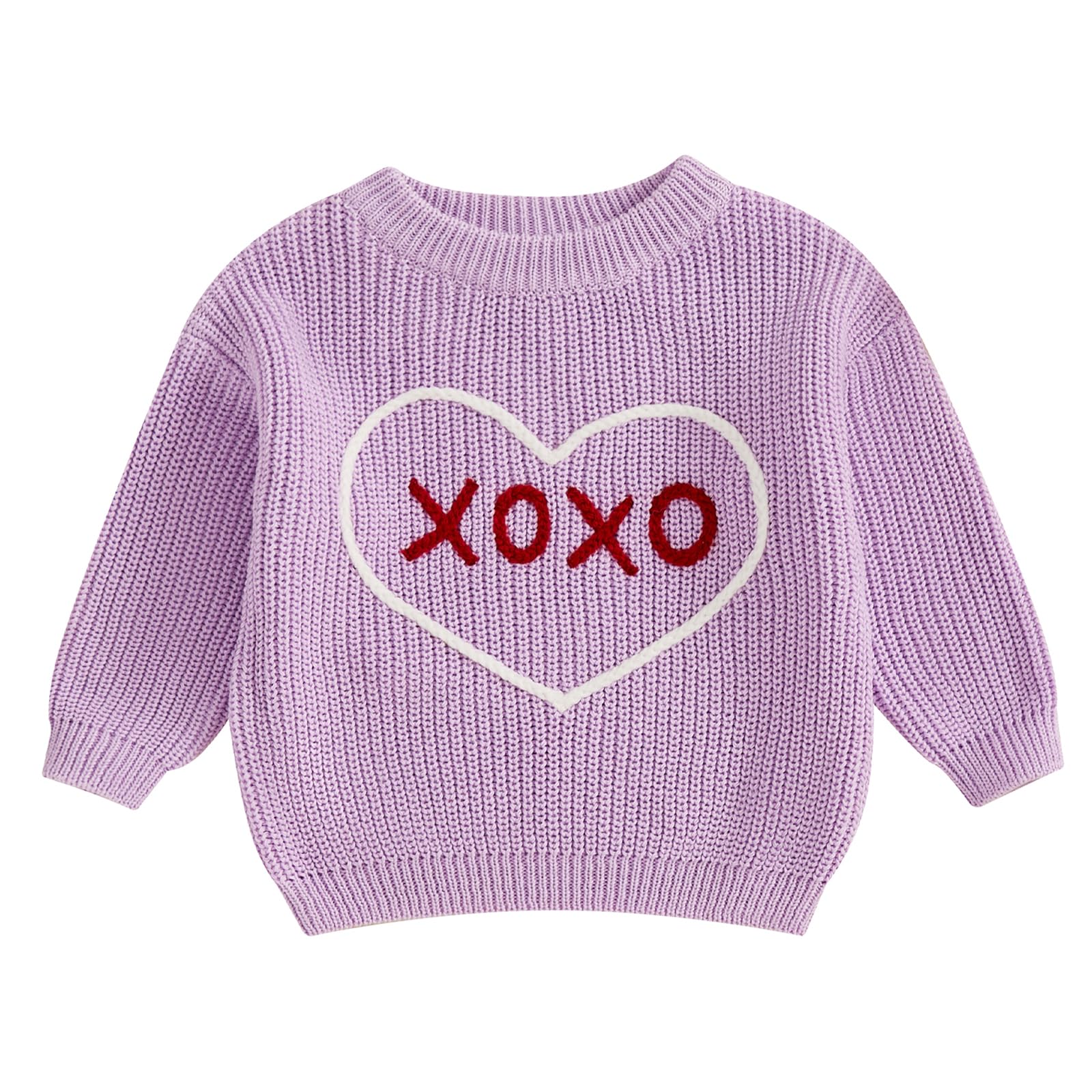 LSFYSZD Toddler Baby Girls Boys Halloween Pumpkin Sweaters Long Sleeve Crew Neck Winter Warm Knitwear Pullover Jumpers Top — view 186