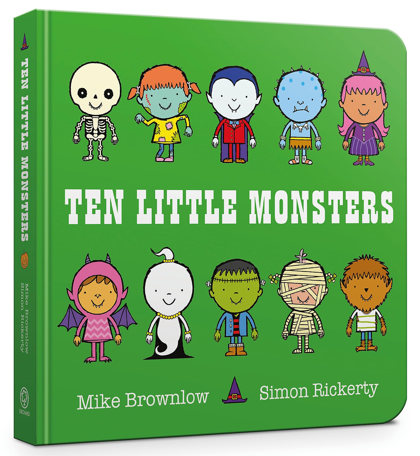 Ten Little Monsters Board Book Board book – September 7, 2017