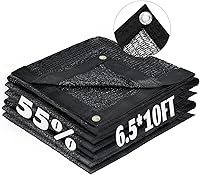 Vista 47 de LOVE STORY 6.5 x 6.5 pies, 40% de tela negra para sombra con ojales, malla de malla para jardín, cubierta de plantas, invernadero y patio