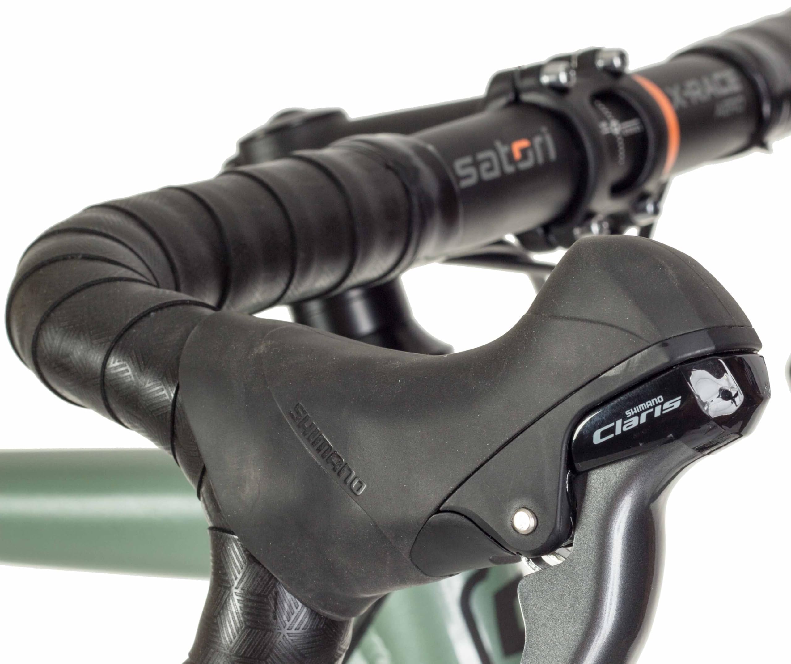 Gravel Aluminium Rennrad mit SH Claris 2 x 8 Gänge, 700 x 40 C, Grün (M 540)