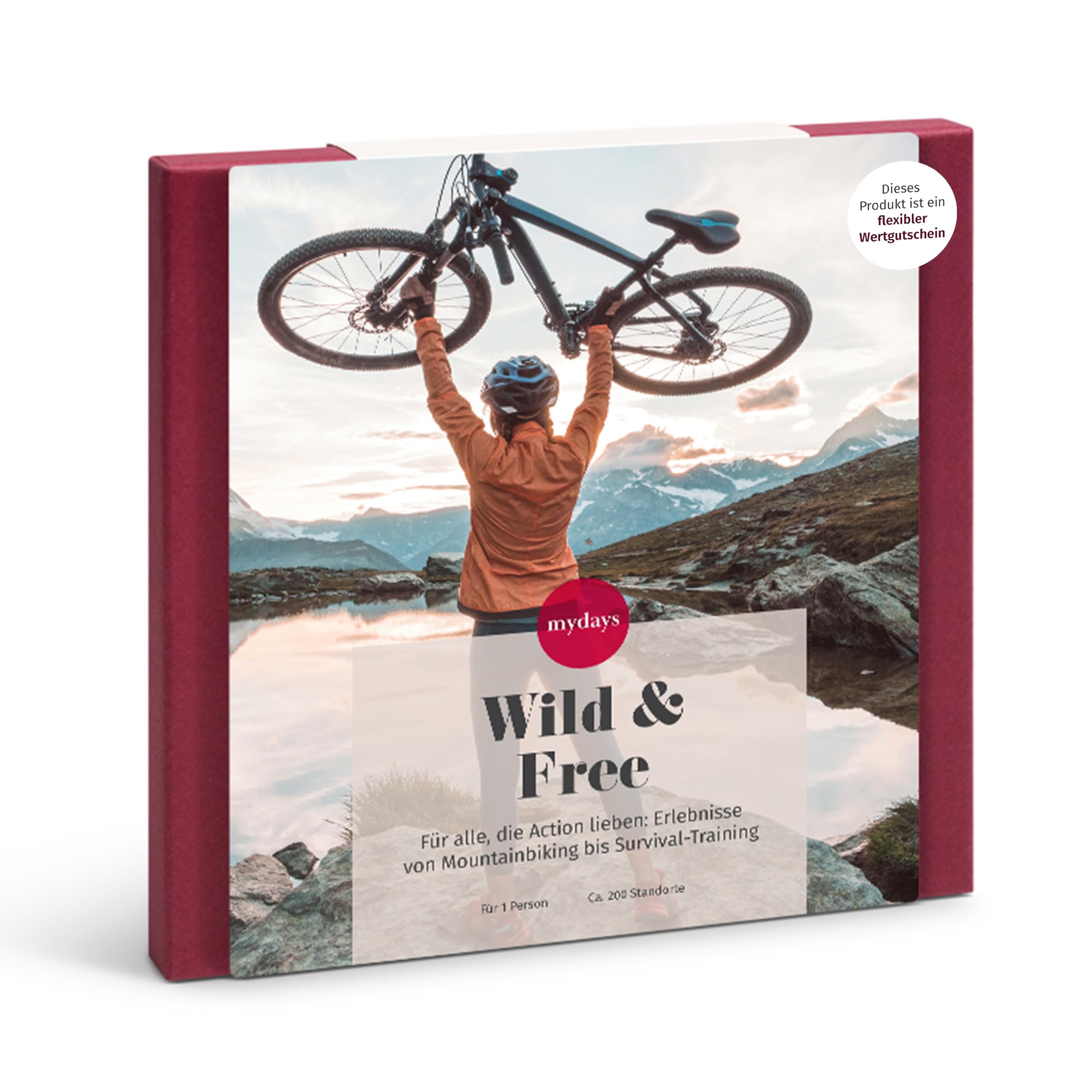 mydays Geschenkbox Wild & Free | Geschenkbox für verschiedene Erlebnisse an 425 Orten