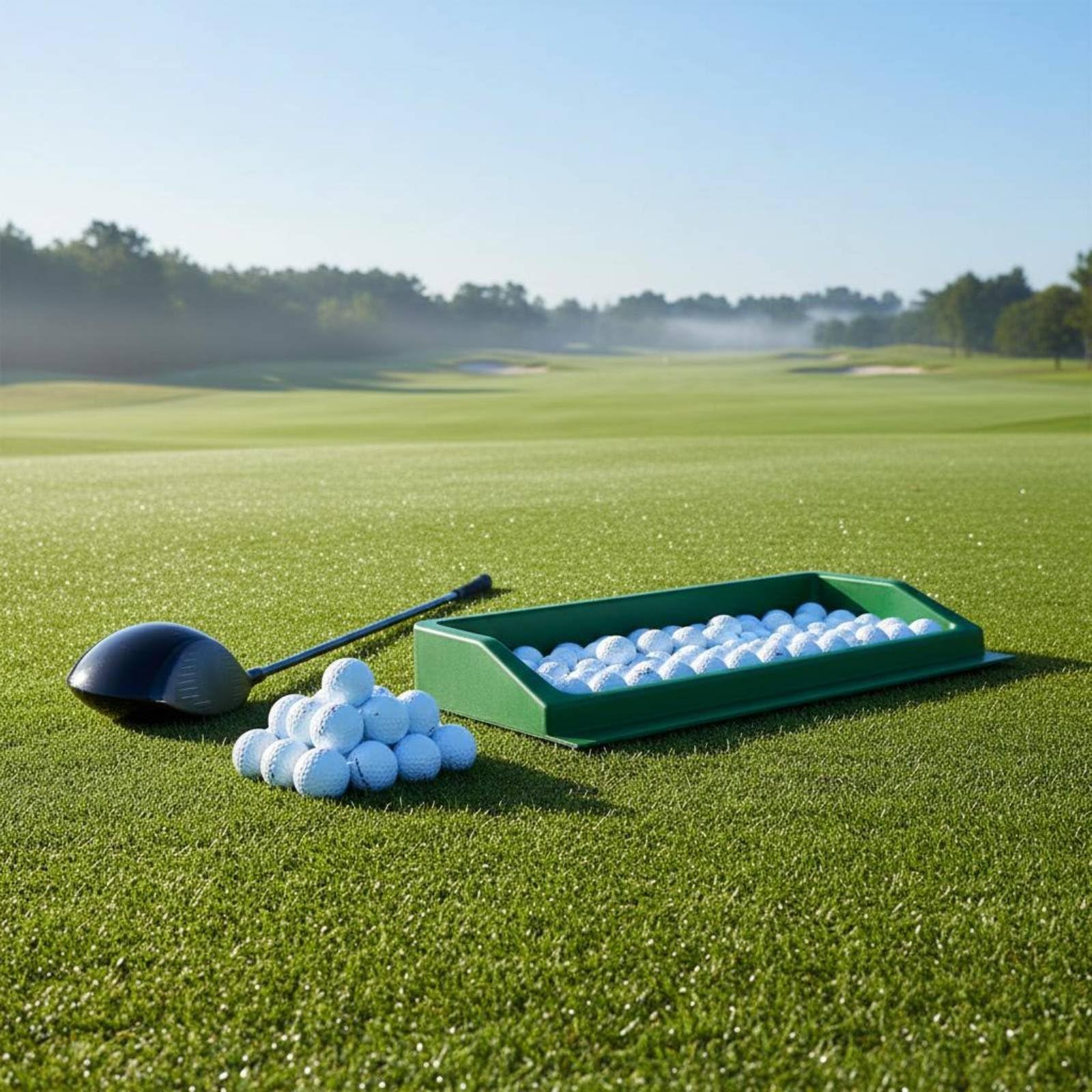 Base di Partenza Golf in Portatile Golf Practice Station Impermeabile Antipolvere Attrezzatura Sportiva per Campo Pratica