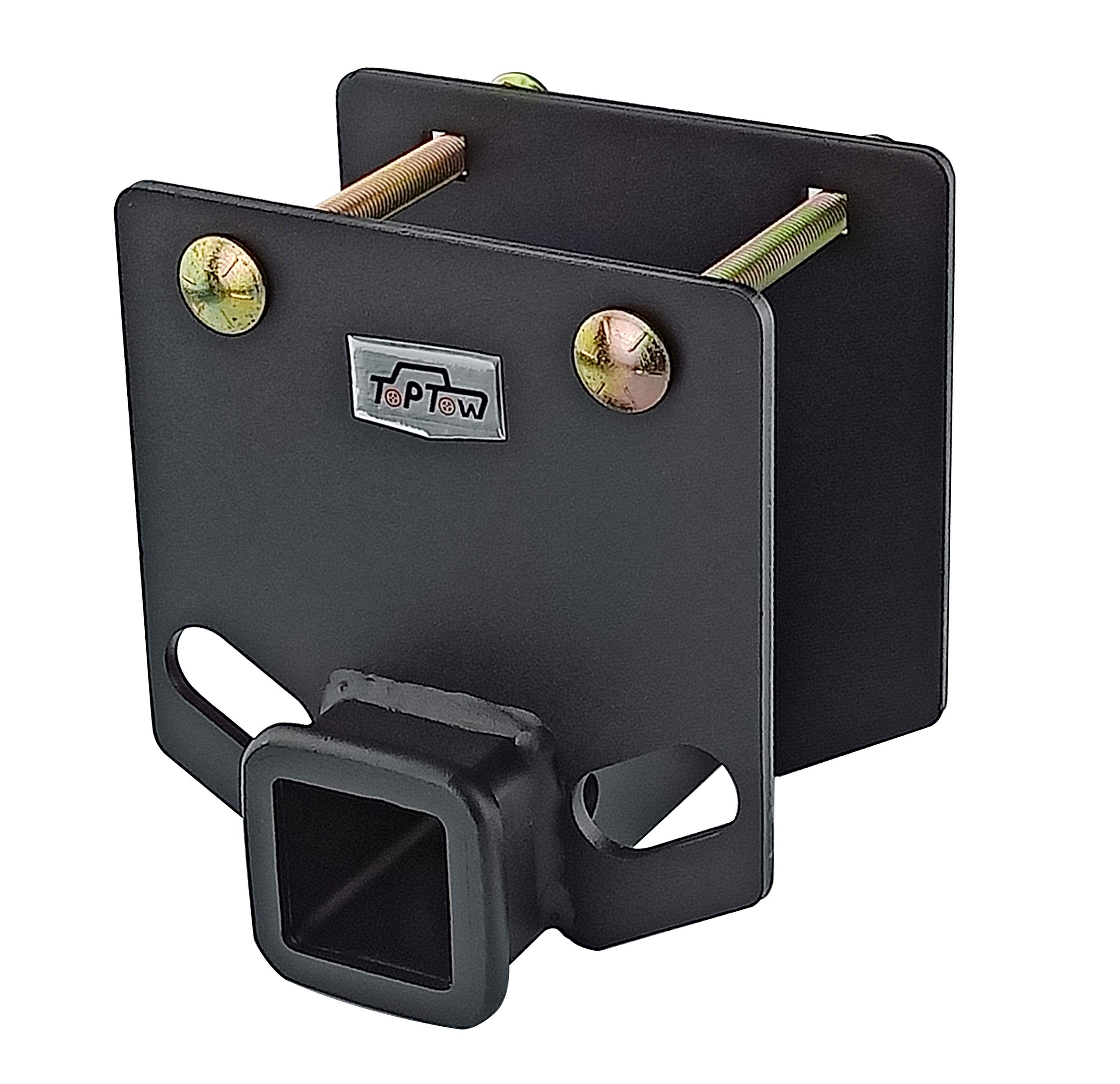 TOPTOW 63803 RV Bumper Hitch Receiver 2 inch Adapter Receiver Openning