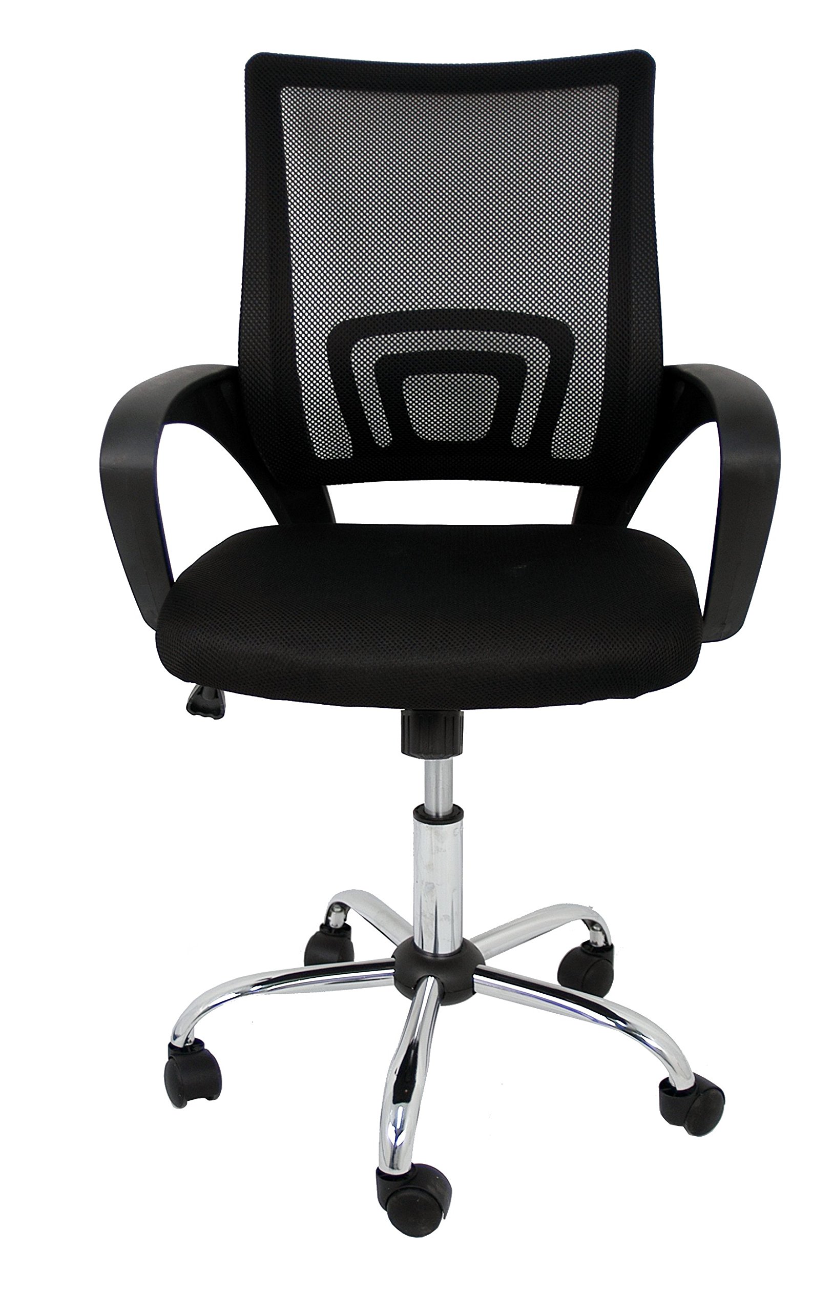 La sedia spagnola Ribadeo Sedia di Ufficio senza poggiatesta 61x58x89 cm nero