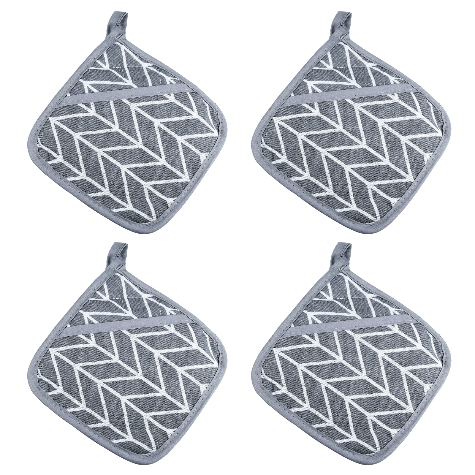 4 PCs Hot Pot Holders Heat Resistant Mini Silicone Pot Holders with Pocket Oven Gloves Oven Pads Heat Resistant Hot Pads Kitchen Potholder Baking Pot Holder for Small Hands Oven Gloves Hot Pot Glove