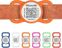 Vista 9 de WhoseID Etiqueta para perro con código QR con NFC, etiqueta de identificación de mascota personalizada, etiqueta de identificación de perro