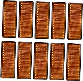 ERINGOGO 10 Peças Folha Reflexiva Porta Pára-Choques Reboque Fita Reflexiva Adesivos Reflexivos Para Carro Fita Reflexiva Para Triângulos Reflexivos Ponto Aprovado Refletores De Entrada De