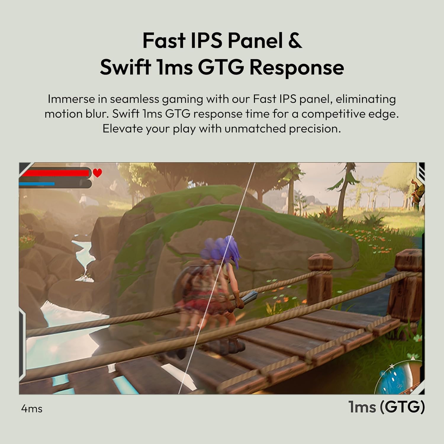 Pixio PX278 Wave Mint Green 27 inch 180Hz Refresh Rate QHD 1440p Resolution Fast IPS Panel 1ms GTG Response Time Green Gaming Monitor with Adaptive Sync 27 inch 180Hz 1440p Mint Green image 4 of 6 B0DJV36G7W