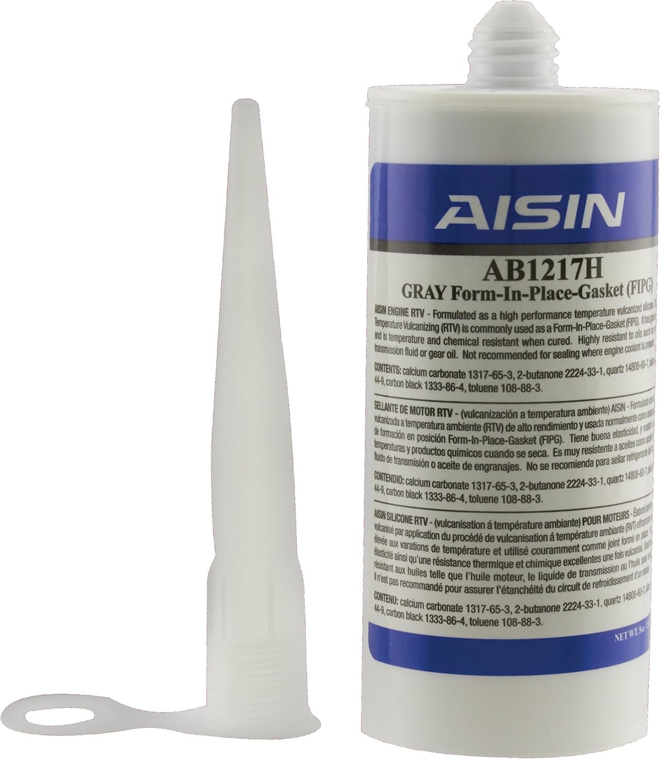 AISIN AB1217H Grey Half Cartridge Gasket Sealant, Pack of 6 (150g)