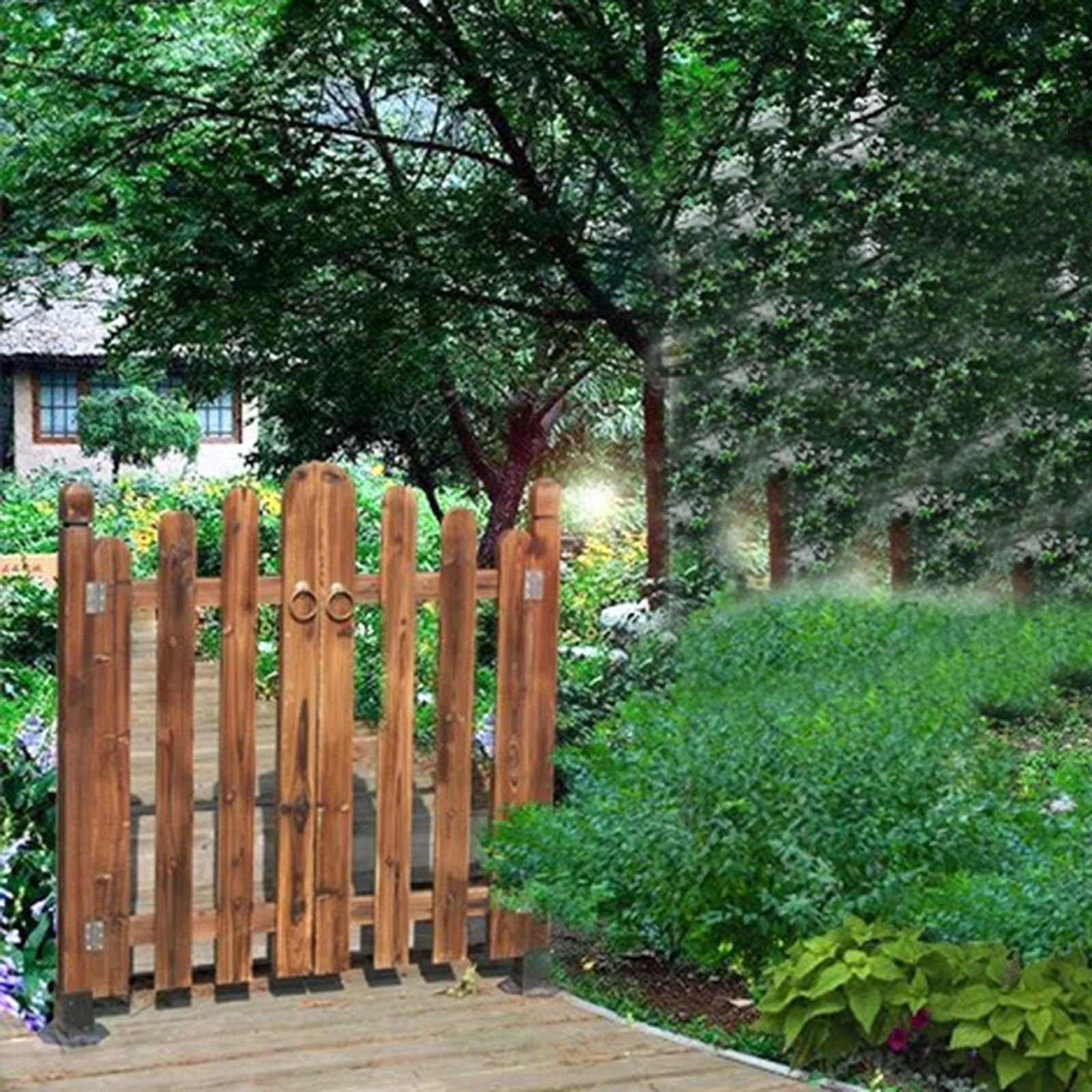 Retro Brown Cafe Swinging Doors for Restaurant, Solid Wood Parlor Butler Door,Saloon Cafe Doors, Automatic Closing Two-Way Double Doors, 46inch Tall (Size : 162x116cm/63.8x45.7inch)