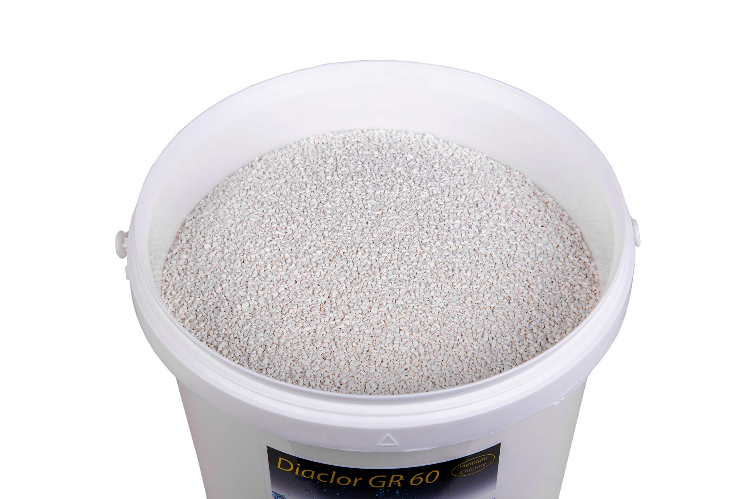 Pack 2 UDS - Cloro rápido para Piscinas DIACLOR GR 60 10 KG (2x5 KG) - Cloro granulado de disolución rápida Blanco