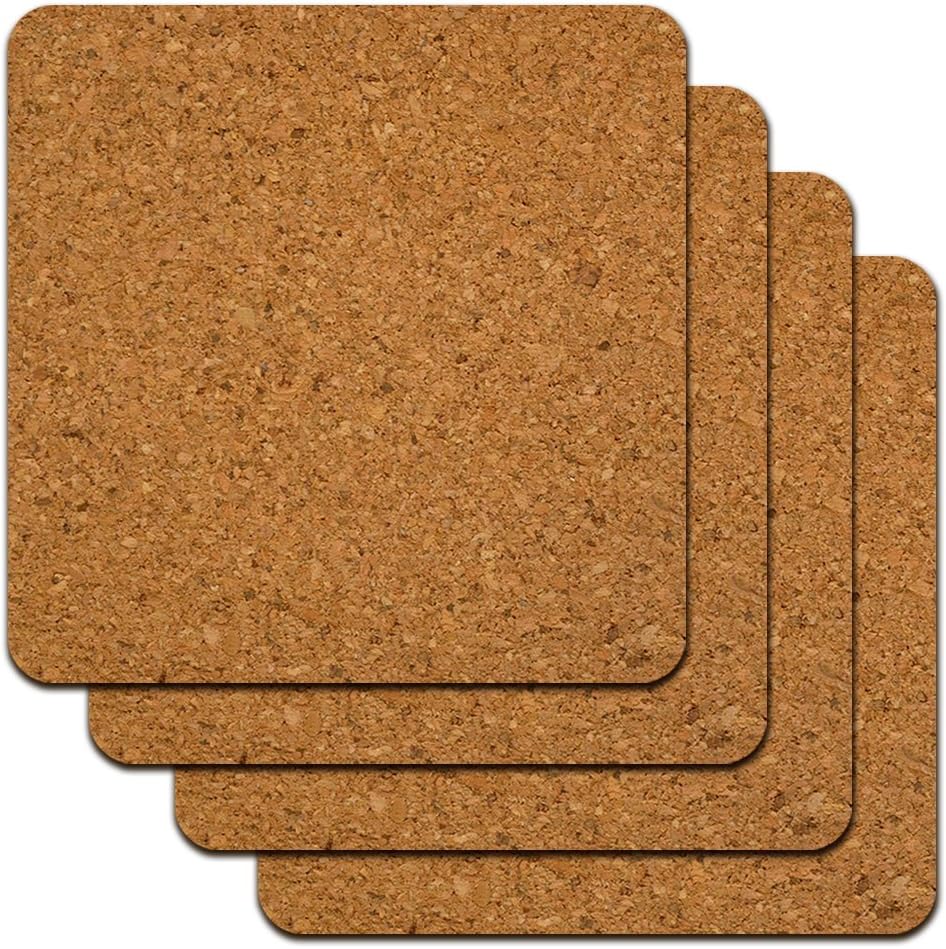 Purdue Boilermakers Logo Low Profile Novelty Cork Coaster Set - Image 3