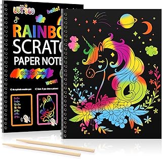 3 4 5 6 7 8 9 10 Year Old Girls Gifts, Unicorn Gifts for Girls Age 3-10 Scratch Art for Kids Girls Birthday Presents Girls Toys Age 3-10 Gifts for 3-10 Year Olds Girls Toys for 3-10 Year Old Girls