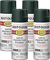 Vista 84 de Rust-Oleum 7732830 Stops Rust Pintura en Aerosol, 12 oz, Verde Cazador Satinado