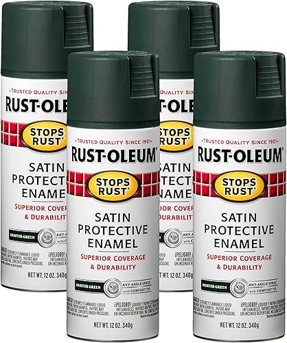 Vista 82 de Rust-Oleum 7776830 - Pintura en aerosol para prevención del óxido, 12 onzas, negro plano