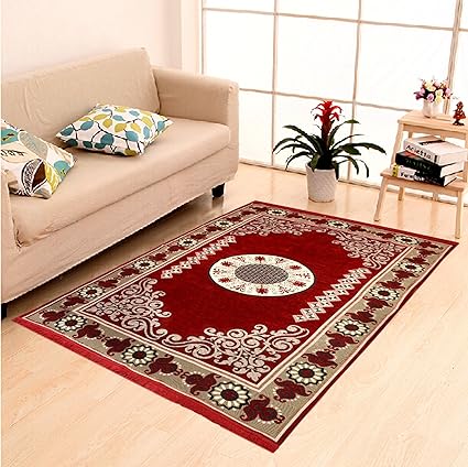 DAILZ Ethnic Velvet Touch Abstract Chenille Carpet - 55