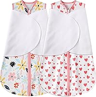 Vista 14 de Saco de Dormir para Recién Nacido, Manta Enrollable para Bebé, 0-3 Meses, Manta Enrollable Ajustable en 3 Direcciones, 100% Algodón Rayón, Bolsa