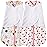 BSTOPPT Newborn Sleep Sack Baby Swaddle,6-12 Months,3-Way Adjustable Wearable Blanket,100% Rayon Cotton Swaddling Sleeping BagTOG 0.5Heart&Floral