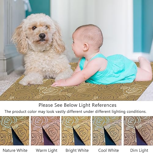 Miniatura 3 de Tapete ultradelgado de 110 pulgadas para puerta delantera, grande, de 24"×35", entrada interior, antideslizante, de goma impermeable, tapete de