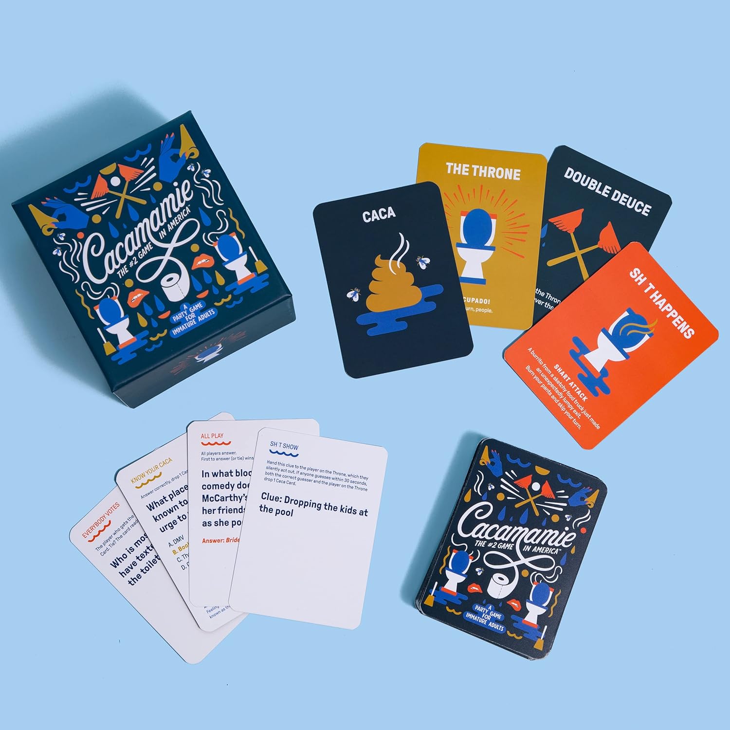 The #2 Game in America - Easy, Super Fun Party Game for Immature Adults™, Card Game for 4-10 Players