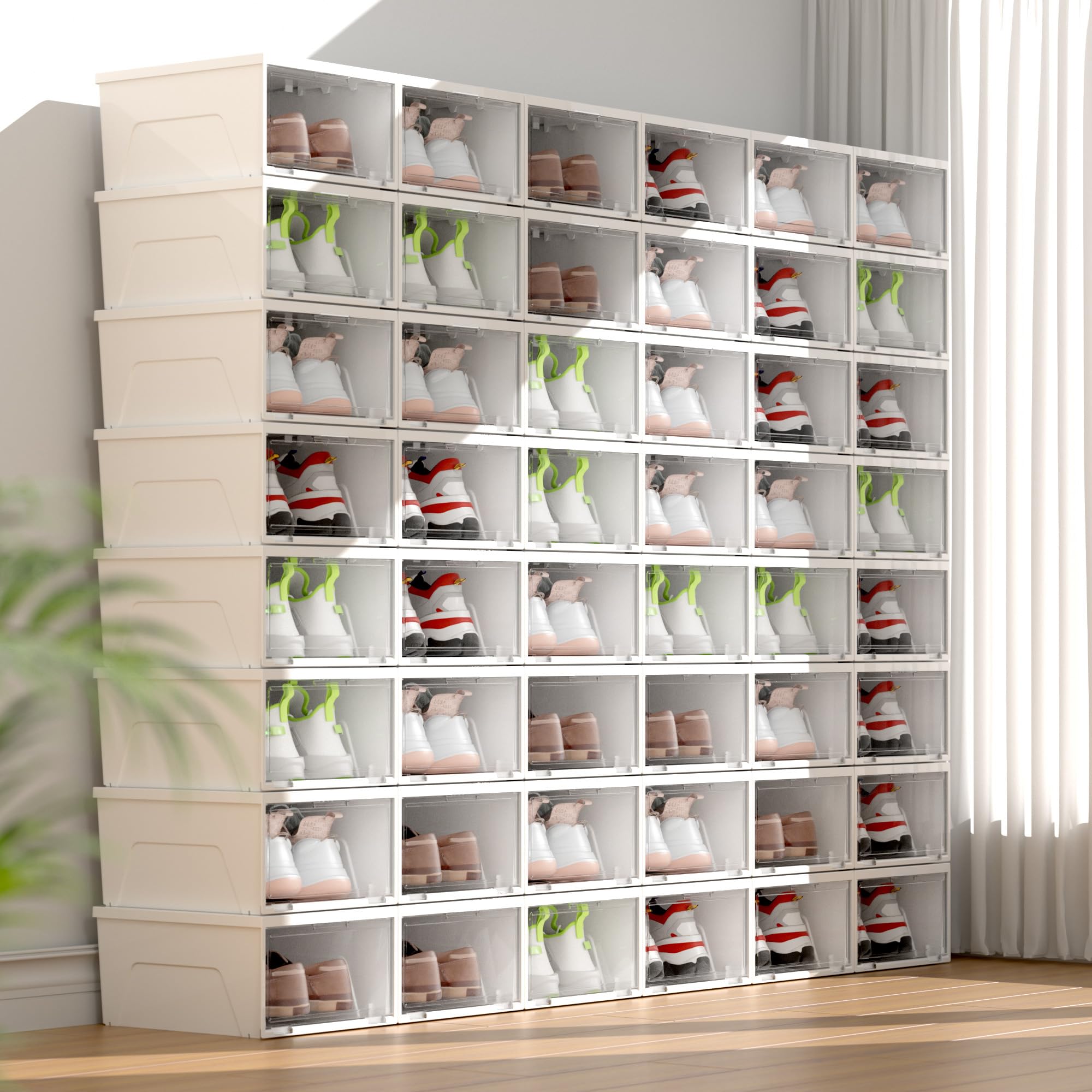 Paquete De 10 Organizadores De Zapatos, Cajas De Zapatos - Main Image