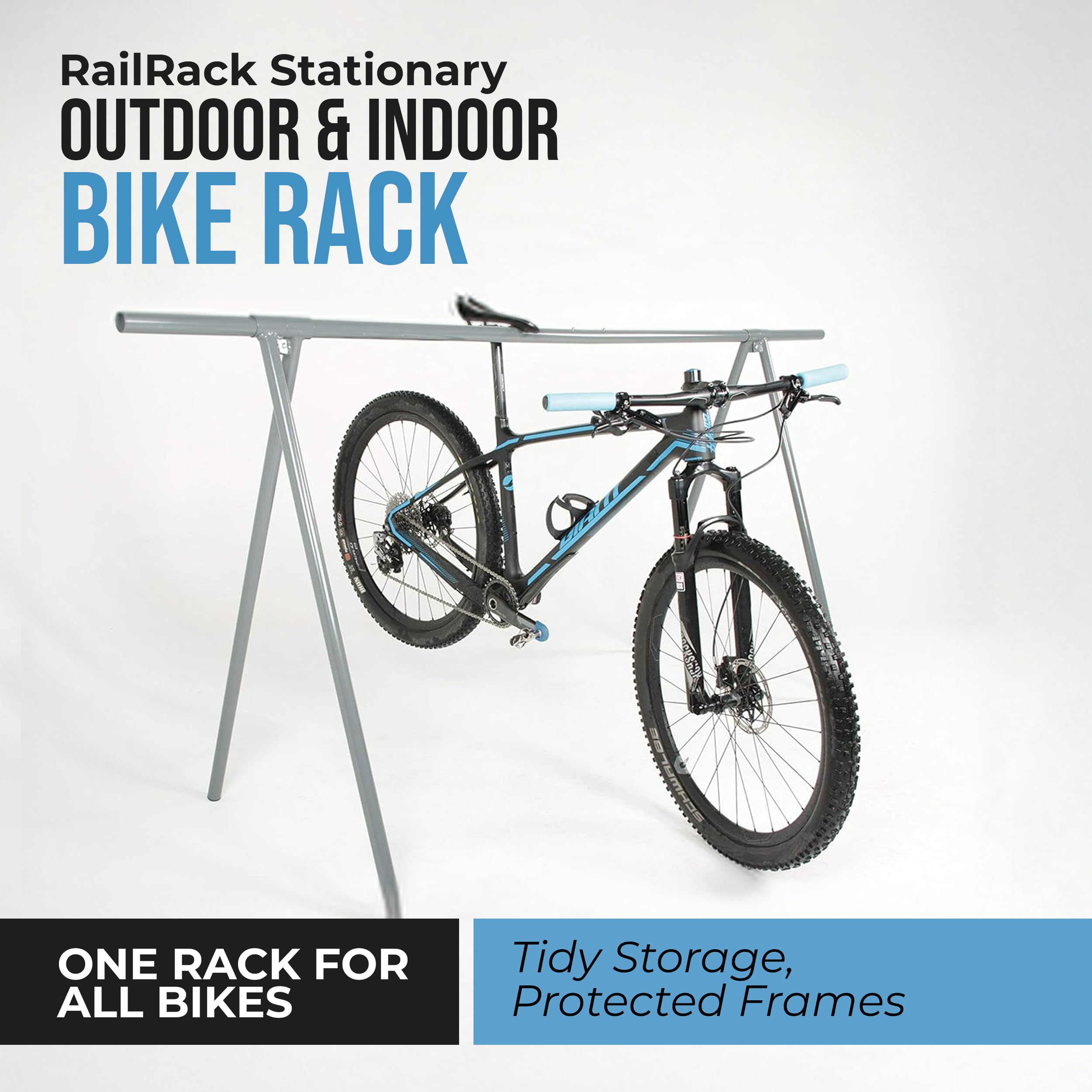stationary bicycle rack Amazon.com : Stationary Outdoor Indoor Bike Rack – Holds Up to 10 Bicycles  | Heavy Duty Floor Bike Storage Rack for Garage, Yard, or Home Organization