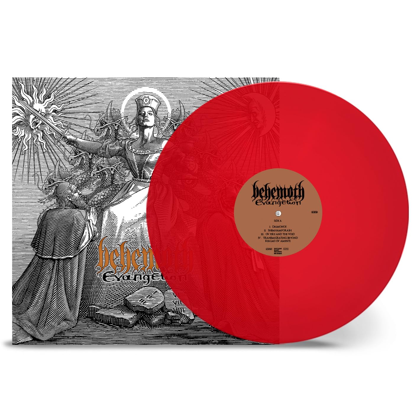 BEHEMOTH - Evangelion - limited gatefold transparent red vinyl LP + insert
