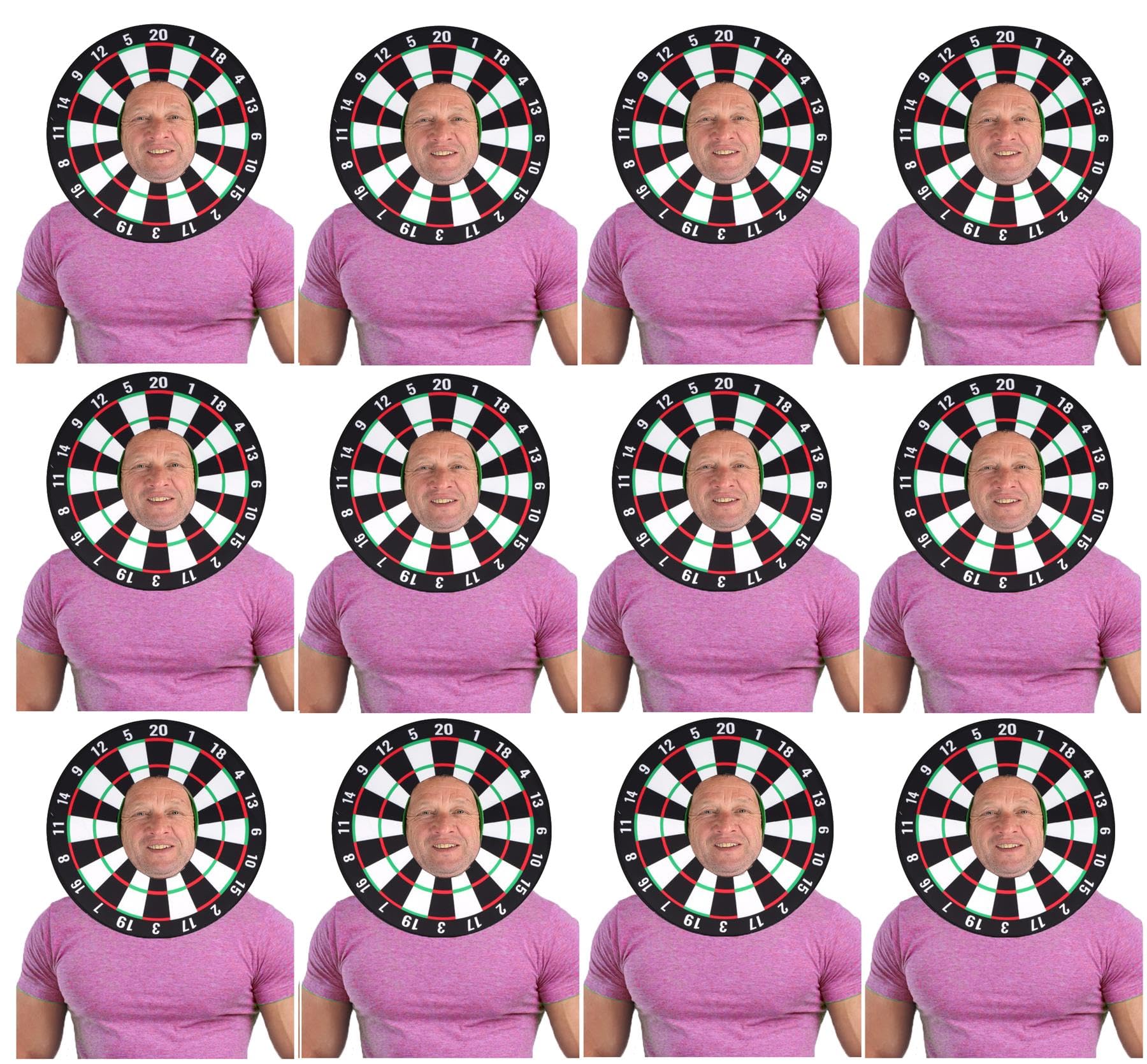 The Dragons Den Adults Dartboard Hat Novelty Darts Fancy Dress Costume Accessory [x1 Hat]