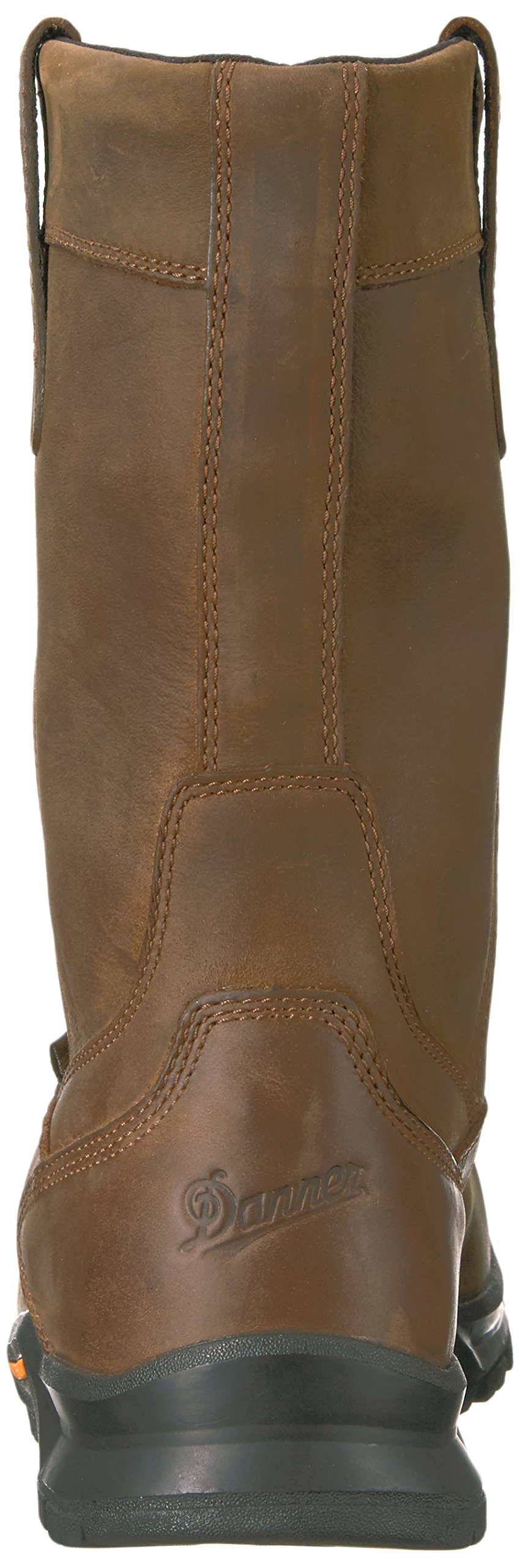 Danner Men's Crafter 6 Non-Metallic Toe Work Boot - Brown Nubuck Leather, Waterproof, EH Rated