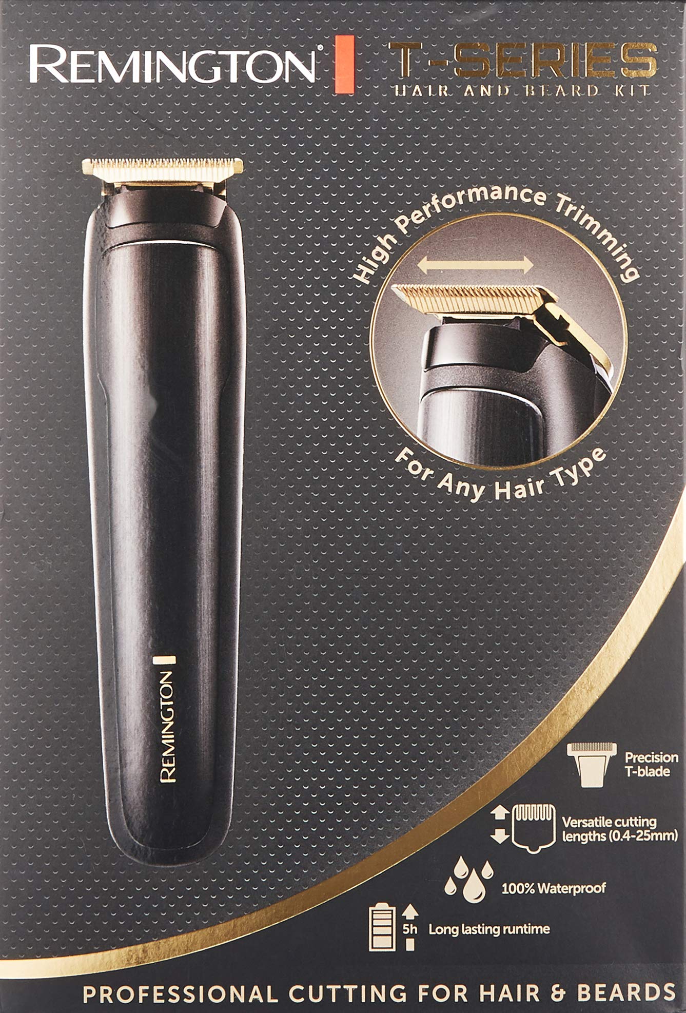 Remington TSeries Men's Hair Clipper and Beard Trimmer Kit Cordless