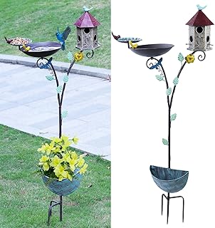 12 Cactus Planter Ideas for Low Maintenance Outdoor Style 61 54.3 Tall Outdoor Metal Bird Bath Combo, Birdhouses for Outdoors, Bird F...