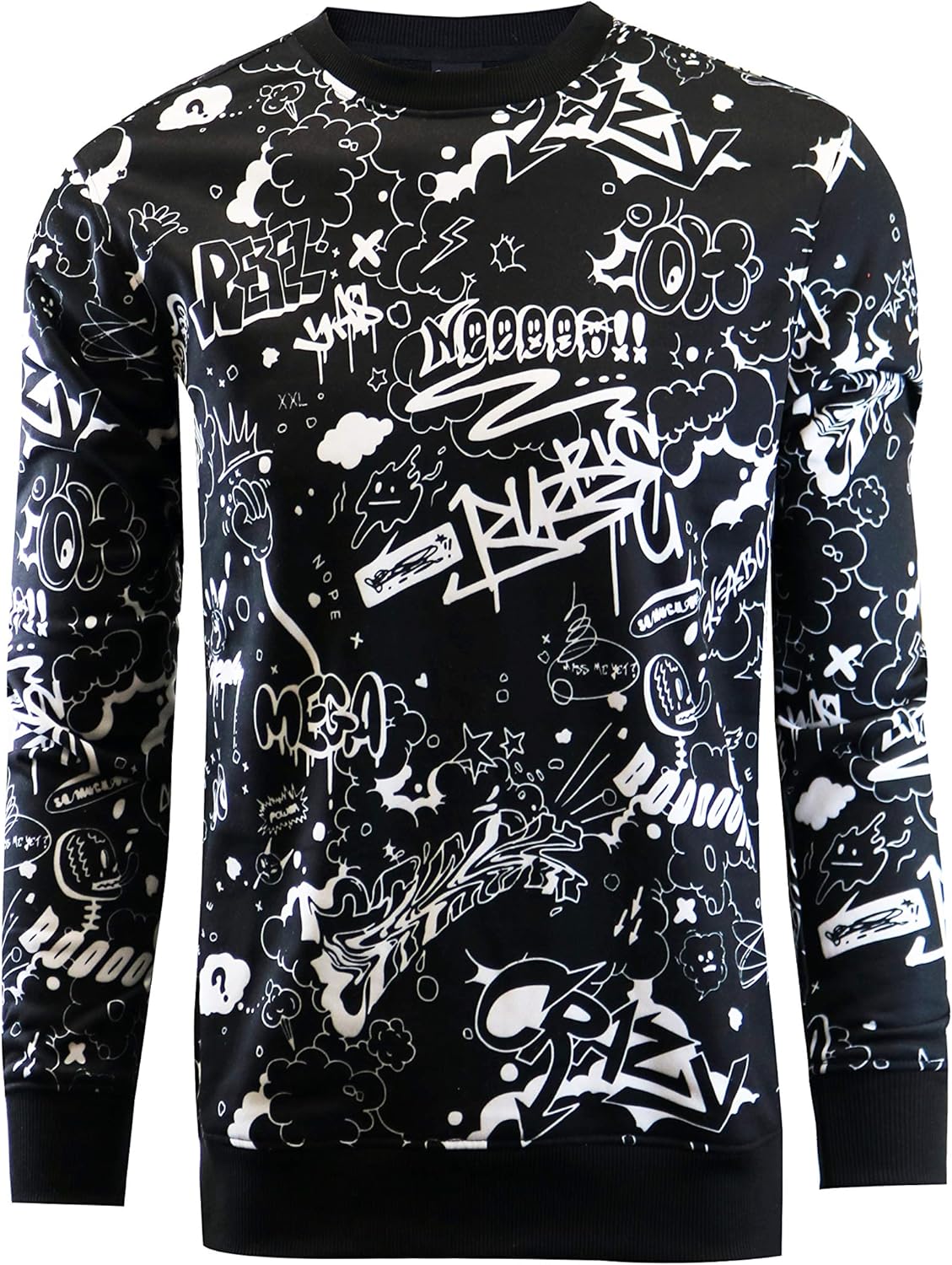 SCREENSHOT SIGNATURE F11076 Premium Fleece Streetwear Graphic Crew Neck Sweatshirt - Classic Fit - Image 7