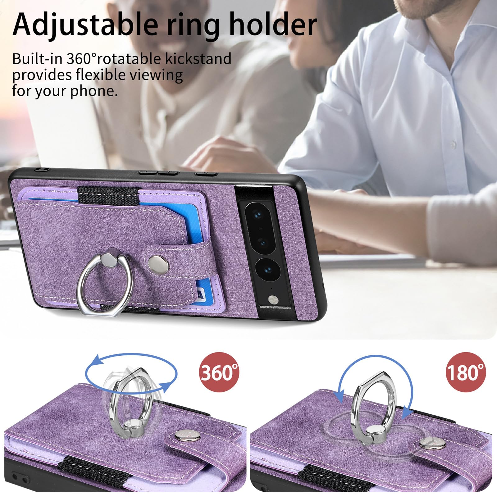 Funda para Google Pixel 11 Pro XL/ 11 Pro/ 11, Anti-Caída Billetera