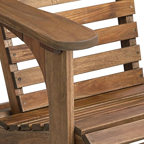 Miniatura 9 de Teal Island Designs Kenneth - Juego de 2 sillas Adirondack de madera natural